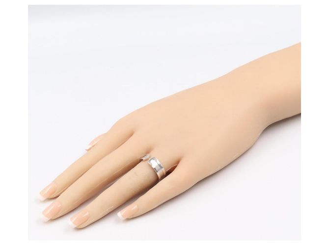 Anello Cartier C2 in oro bianco 18K Argento - vista 8
