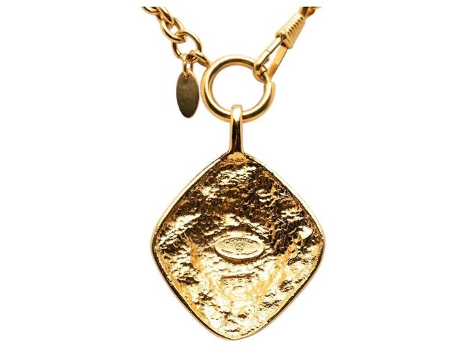Timeless Collana lunga vintage Coco Mark di Chanel D'oro - vista 2