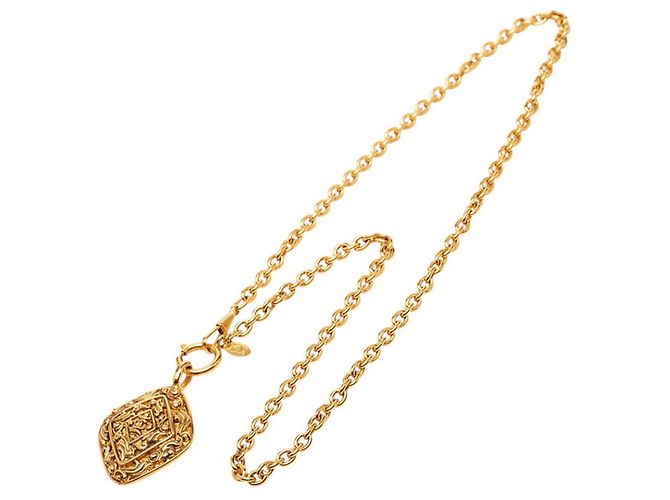 Timeless Collana lunga vintage Coco Mark di Chanel D'oro - vista 3