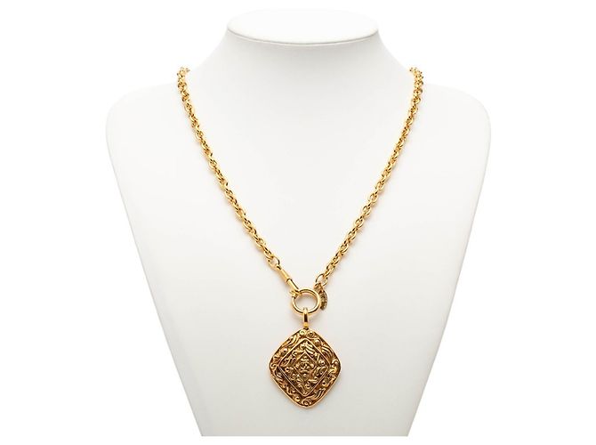 Timeless Collana lunga vintage Coco Mark di Chanel D'oro - vista 6