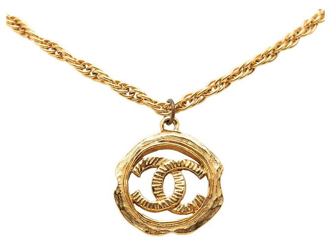 Timeless Collana Vintage Coco Mark di Chanel in design placcato oro D'oro - vista 2