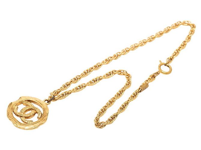 Timeless Collana Vintage Coco Mark di Chanel in design placcato oro D'oro - vista 3