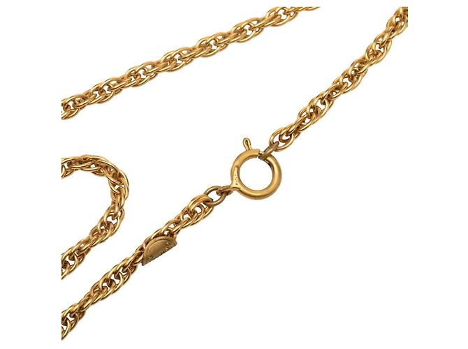 Timeless Collana Vintage Coco Mark di Chanel in design placcato oro D'oro - vista 4
