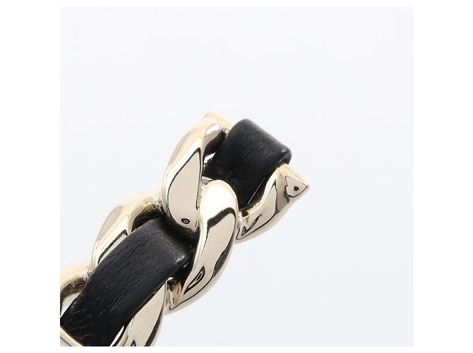 Accessorio Barrette Coco Mark di Chanel Nero Bianco D'oro - vista 5