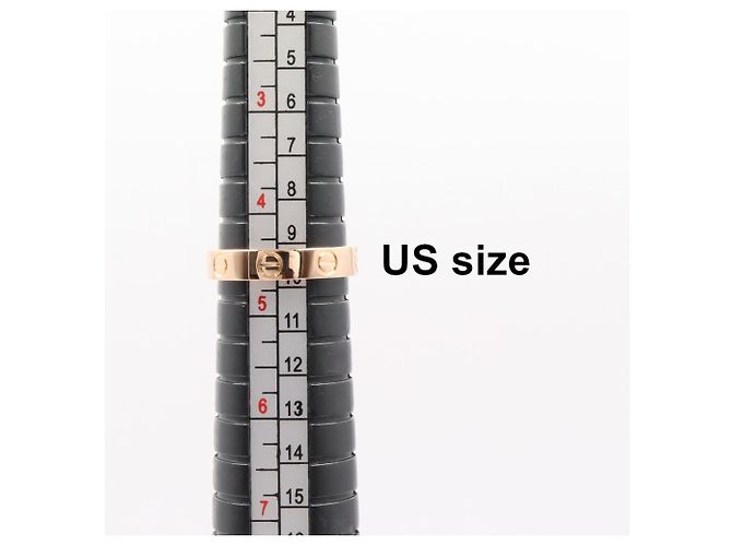 Anello Mini Love Cartier in oro rosa 18K D'oro - vista 5