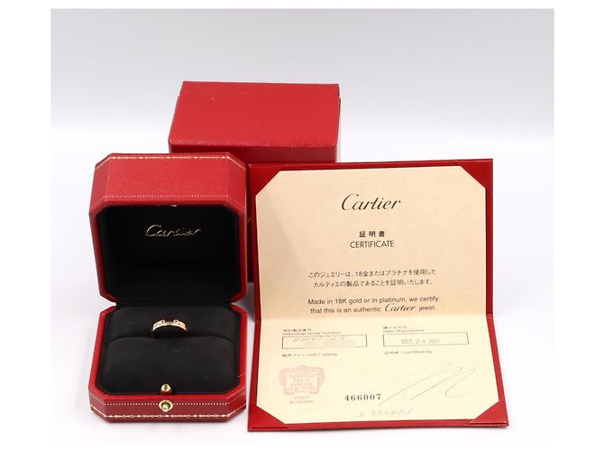 Anello Mini Love Cartier in oro rosa 18K D'oro - vista 6