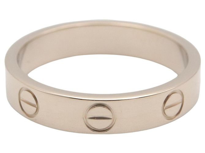 Anello Mini Love Cartier in oro bianco 18K - vista 2