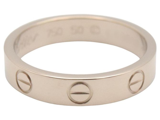 Anello Mini Love Cartier in oro bianco 18K - vista 3