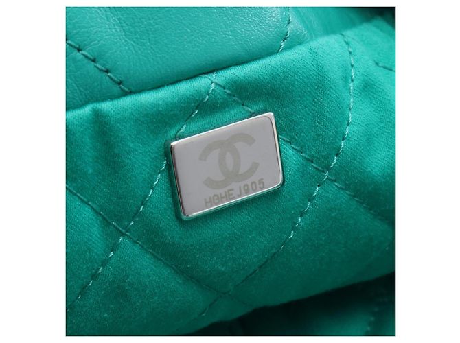 Borsa a Spalla Chanel Matelassé 22 Piccola Verde - vista 5