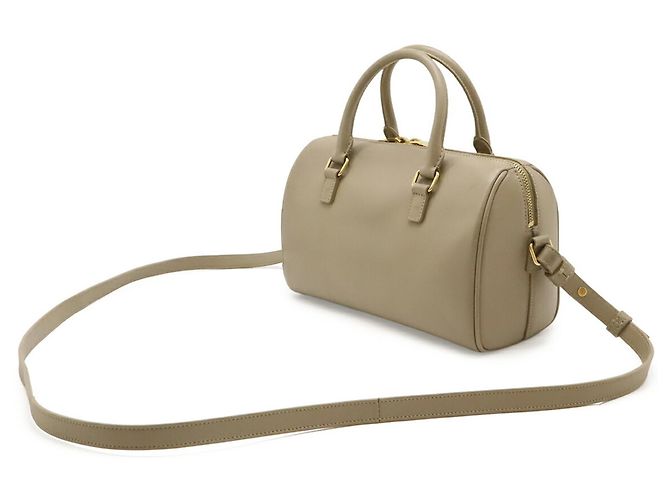 Borsa mini Baby Duffle Yves Saint Laurent Beige Sabbia - vista 3