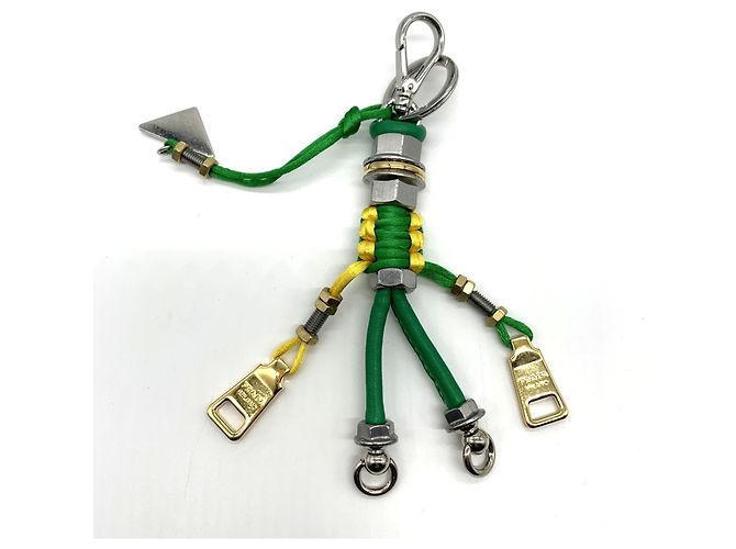 Charm per borsa in pelle x metallo Robot di Prada Verde - vista 2