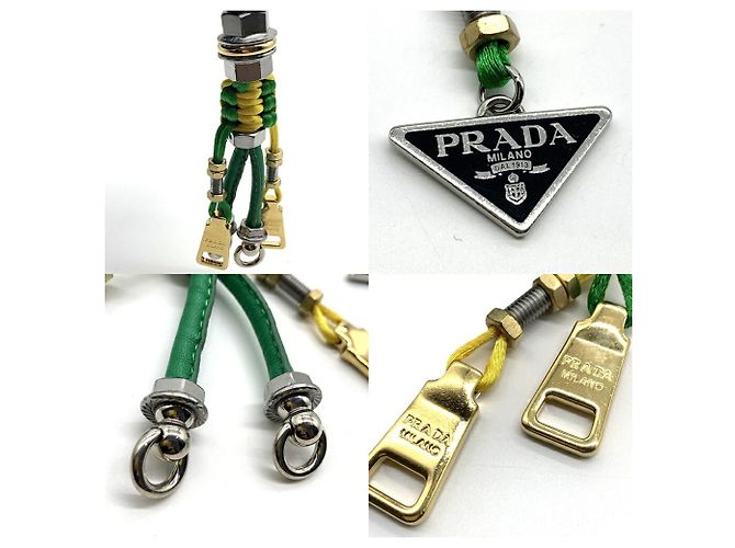 Charm per borsa in pelle x metallo Robot di Prada Verde - vista 3
