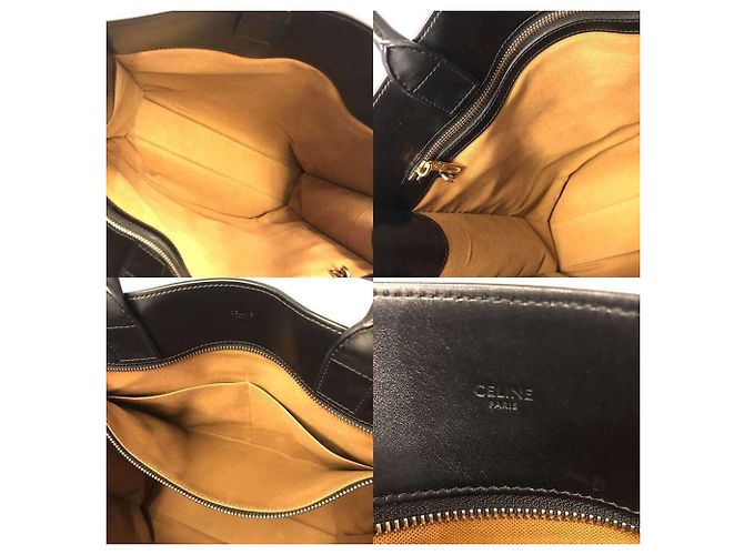 Céline Sac cabas vertical Triomphe de Celine Marron Noir - vue 7