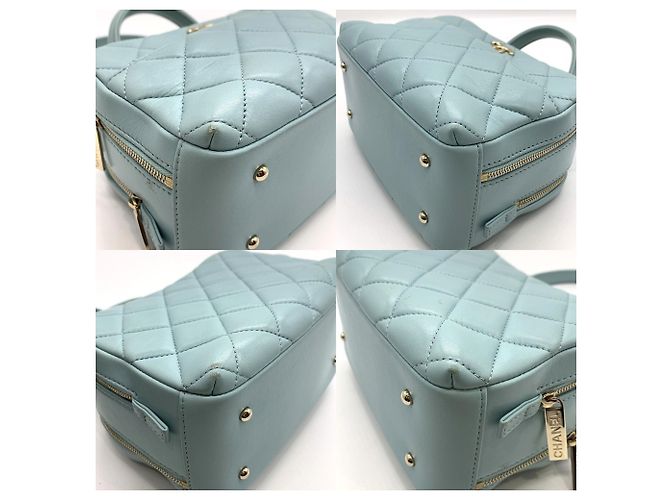 Trendy CC Chanel Schultertasche aus gestepptem Lammleder - Ansicht 3