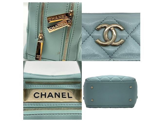 Trendy CC Chanel Schultertasche aus gestepptem Lammleder - Ansicht 5