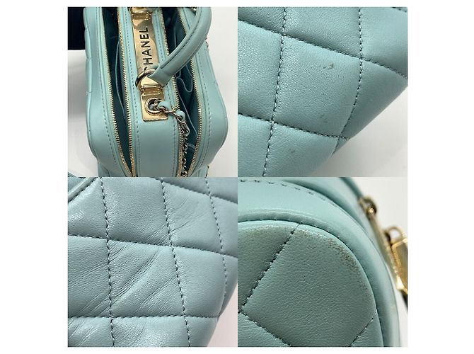 Trendy CC Chanel Schultertasche aus gestepptem Lammleder - Ansicht 6