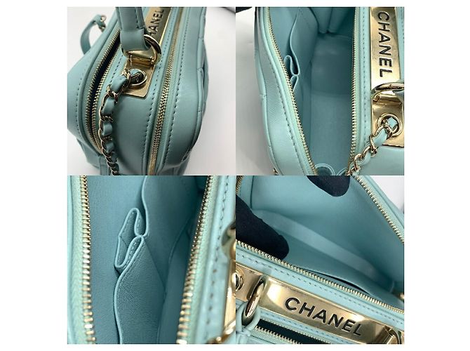 Trendy CC Chanel Schultertasche aus gestepptem Lammleder - Ansicht 7
