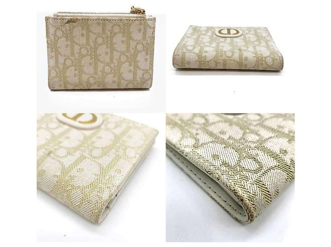 Billetera Compacta Christian Dior 30 Montaigne Blanco - vista 2