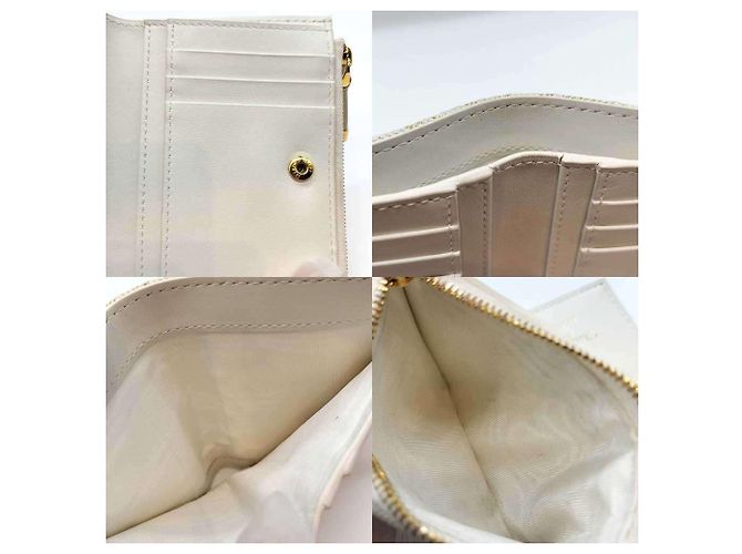 Billetera Compacta Christian Dior 30 Montaigne Blanco - vista 4