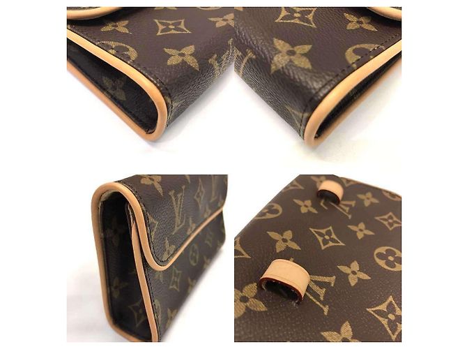 Pochette Florentine XS Monogram Mini de Louis Vuitton Castaño Monograma - vista 3