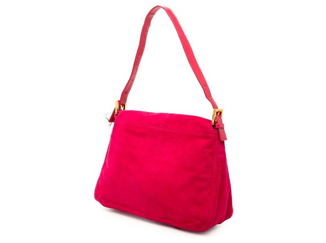 Borsa Fendi Mamma Bucket Logo a spalla Rosa - vista 2