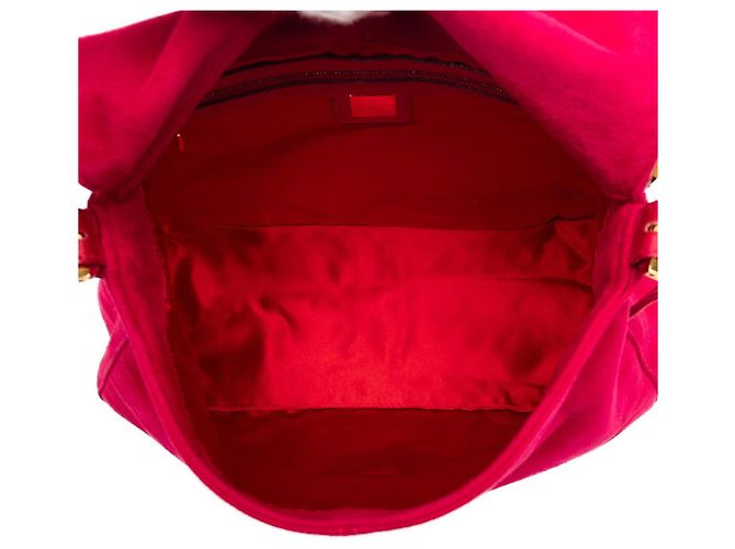 Borsa Fendi Mamma Bucket Logo a spalla Rosa - vista 4