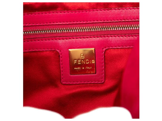 Borsa Fendi Mamma Bucket Logo a spalla Rosa - vista 5