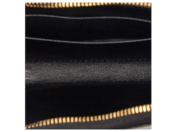 Monedero de cuero Saffiano negro Prada - vista 4