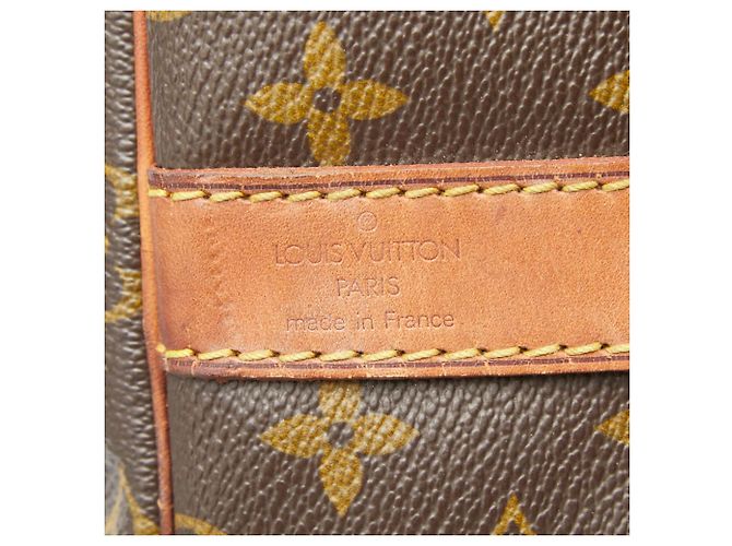 Louis Vuitton Monogram Keepall Bandoulière 55 Marrone - vista 10