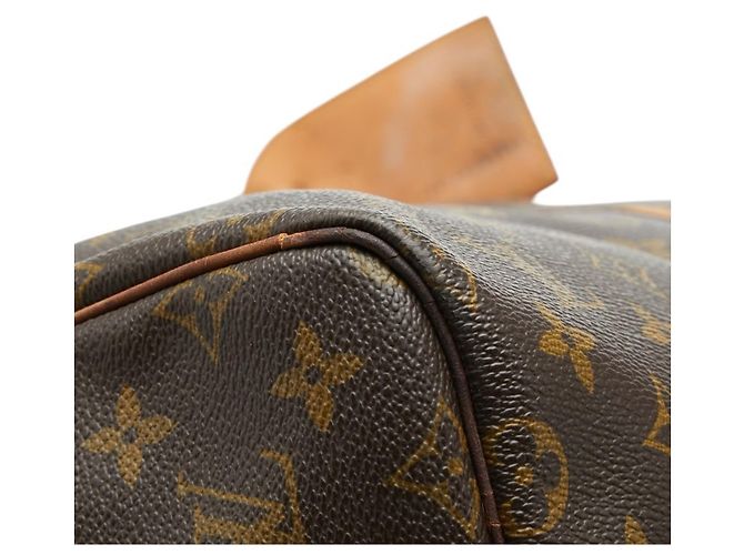 Louis Vuitton Monogram Keepall Bandoulière 55 Marrone - vista 4