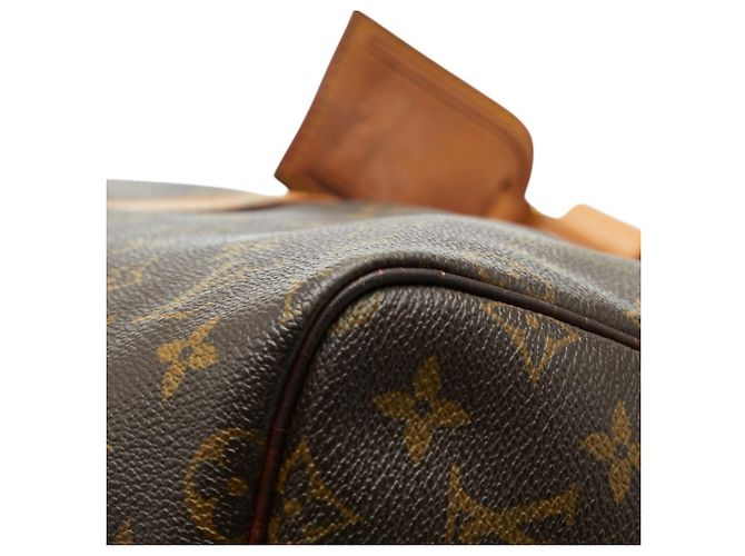 Louis Vuitton Monogram Keepall Bandoulière 55 Marrone - vista 5