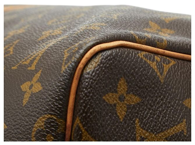 Louis Vuitton Monogram Keepall Bandoulière 55 Marrone - vista 7