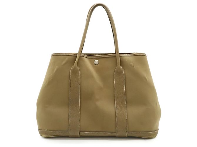 Hermès HERMES Garden PM Tote Tasche Braun Beige - Ansicht 2