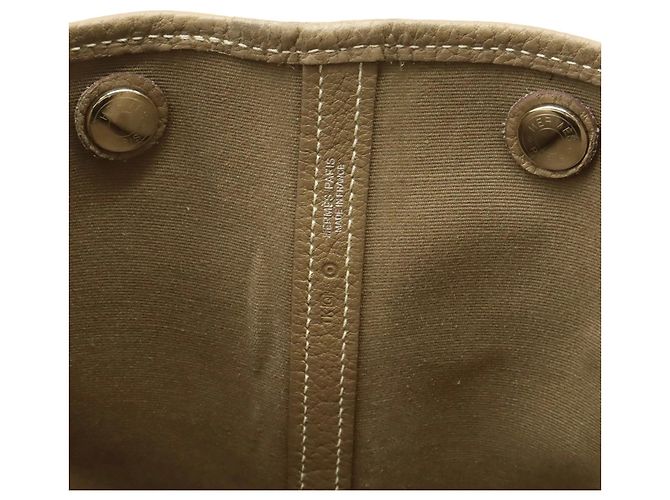 Hermès HERMES Garden PM Tote Tasche Braun Beige - Ansicht 8