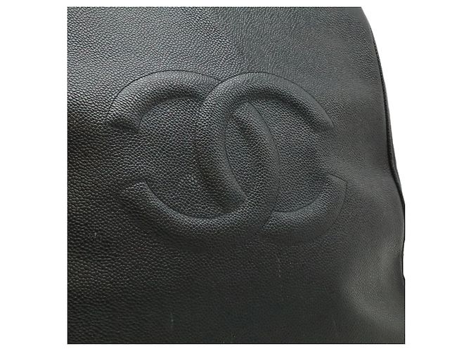 Timeless Borsa Tote Chanel Coco Mark Nero - vista 10
