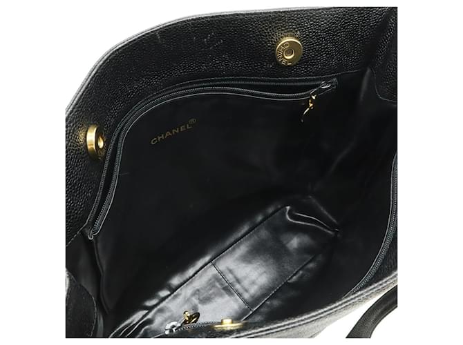 Timeless Borsa Tote Chanel Coco Mark Nero - vista 7