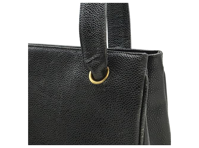 Timeless Borsa Tote Chanel Coco Mark Nero - vista 8