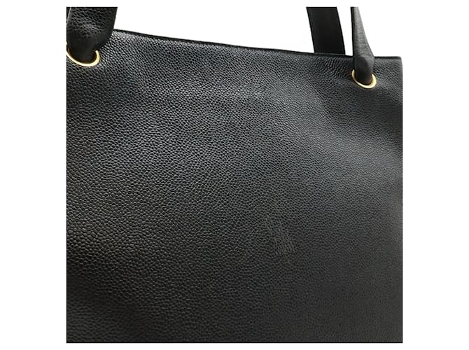 Timeless Borsa Tote Chanel Coco Mark Nero - vista 9
