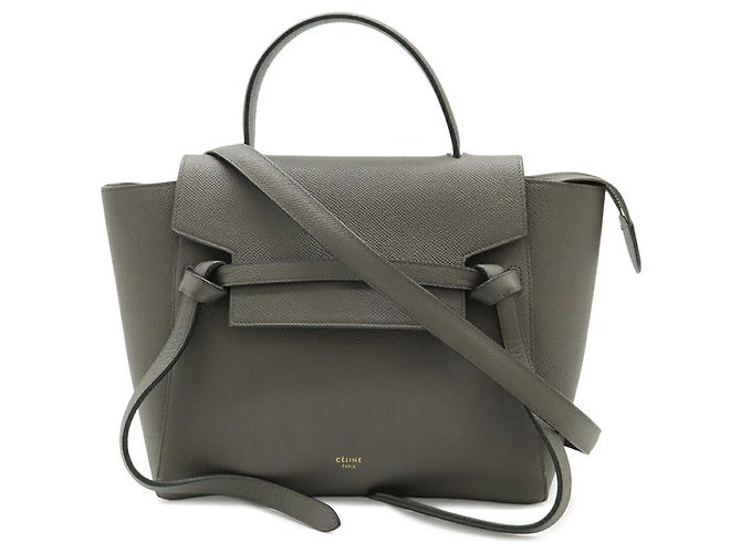 Céline Borsa Micro della linea Luggage di Celine Marrone - vista 2