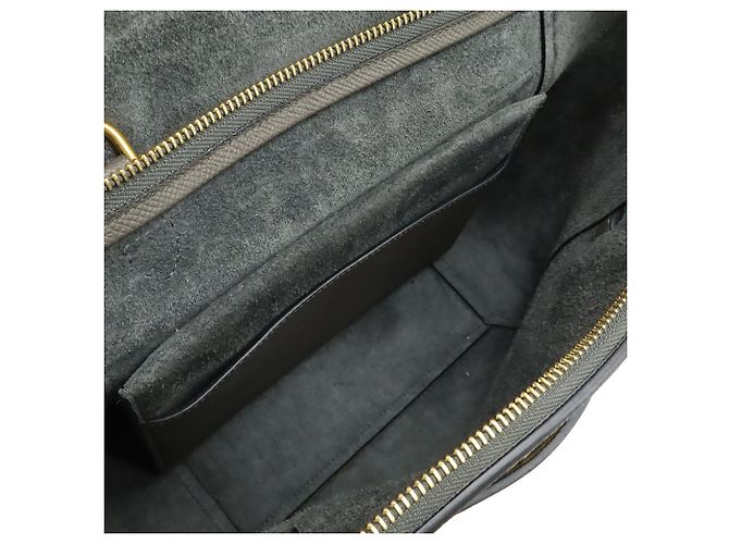 Céline Borsa Micro della linea Luggage di Celine Marrone - vista 7