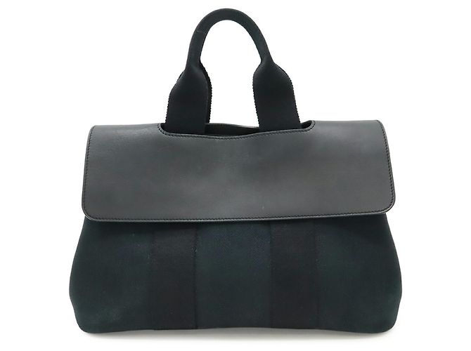 Hermès Borsa a mano/tote bag Hermes Valparaiso PM Nero - vista 2
