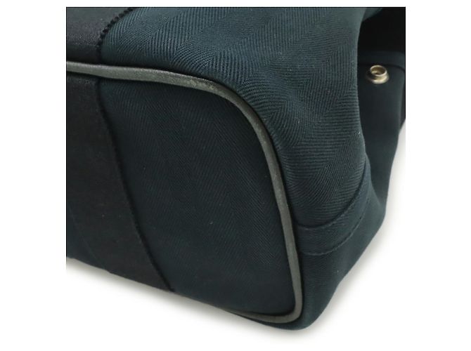 Hermès Borsa a mano/tote bag Hermes Valparaiso PM Nero - vista 4