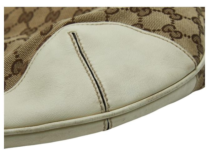 Borsa a spalla unica Gucci Beige Crudo - vista 5