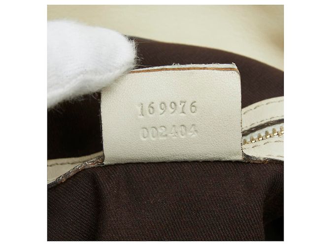Borsa a spalla unica Gucci Beige Crudo - vista 7