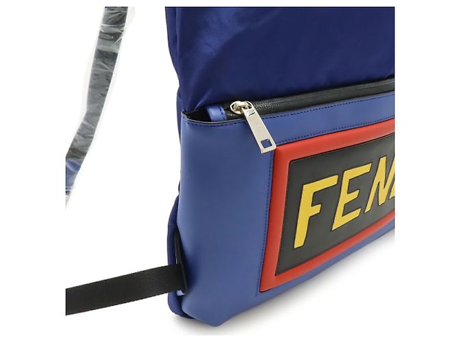 Mochila con cordón Fendi Face Multicolor - vista 9