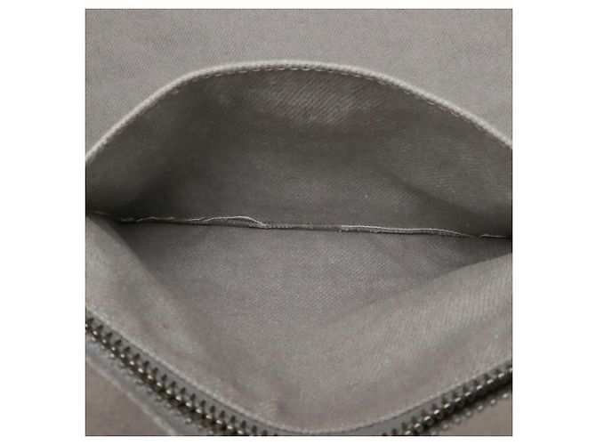 Borsa Tote Canapa Gioiello di Prada Grigio - vista 10