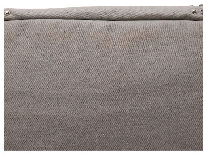 Borsa Tote Canapa Gioiello di Prada Grigio - vista 5