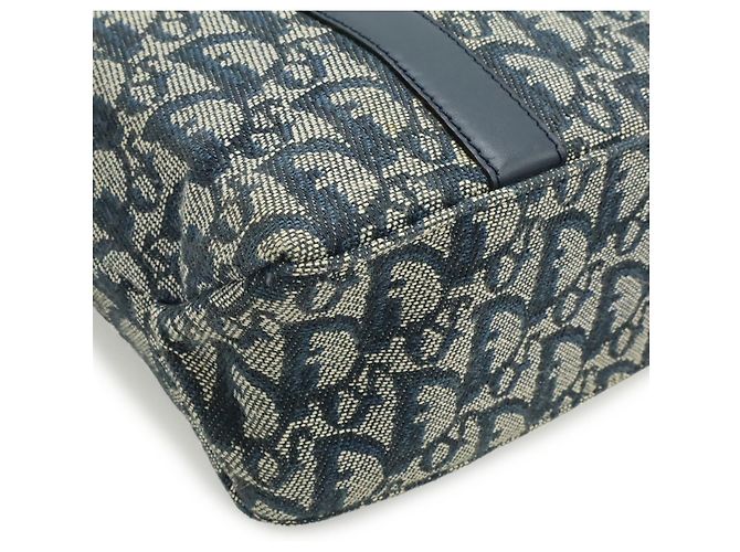 Borsa a Mano/Tote Bag Christian Dior Trotter Blu navy - vista 4