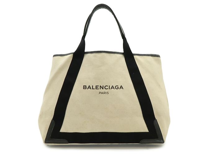 Everyday Borsa Cabas M Balenciaga / Borsa a Spalla Nero Blu navy - vista 2