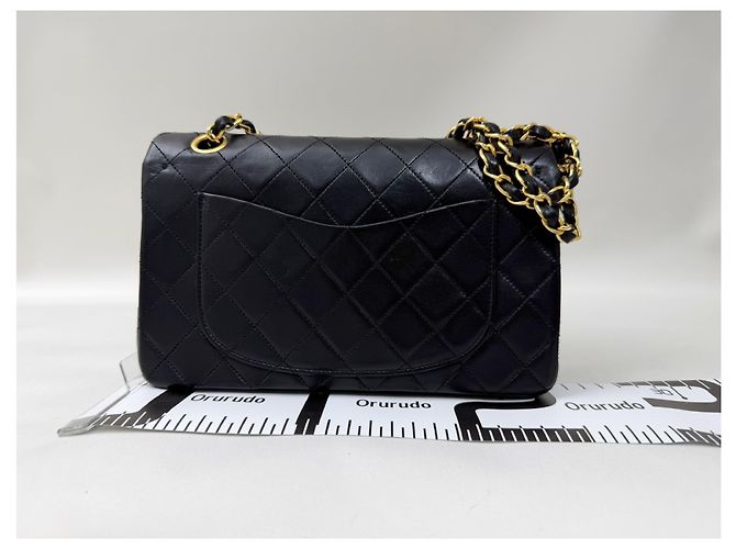 Chanel Timeless - Bolsa Clássica de Dupla Aba em Couro 23 Preto - vista 2